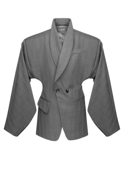 Grey wool jacket