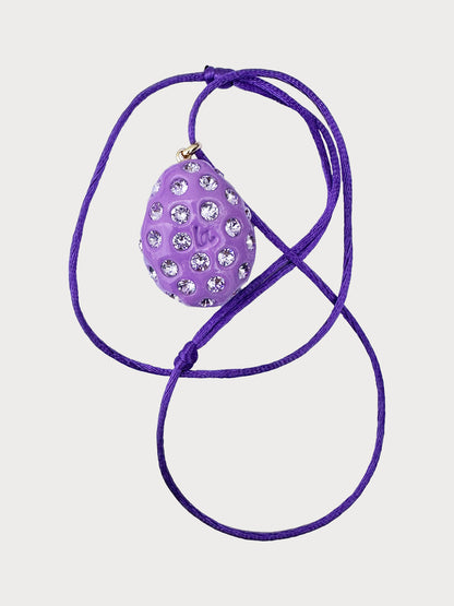 VIOLET PENDANT WITH SWAROVSKI STONES