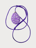 VIOLET PENDANT WITH SWAROVSKI STONES