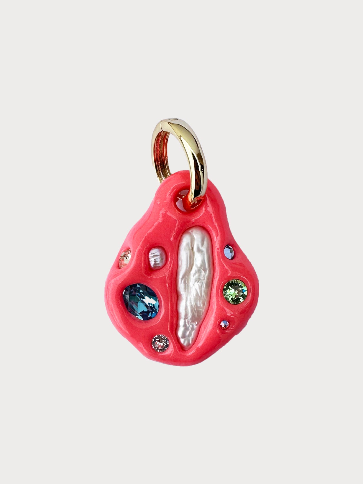 Coral Mono Earring