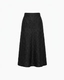 Black Jacquard Skirt