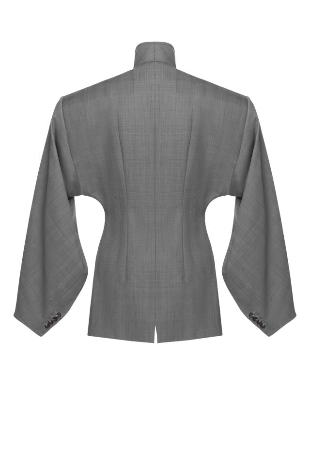Grey wool jacket