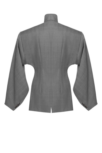 Grey wool jacket