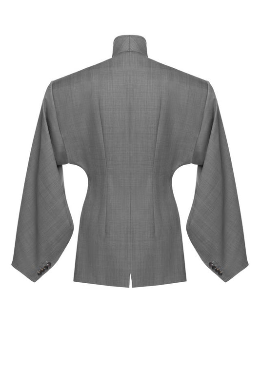 Grey wool jacket