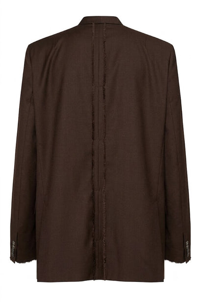 Oversize Blazer With Hooked Buttons