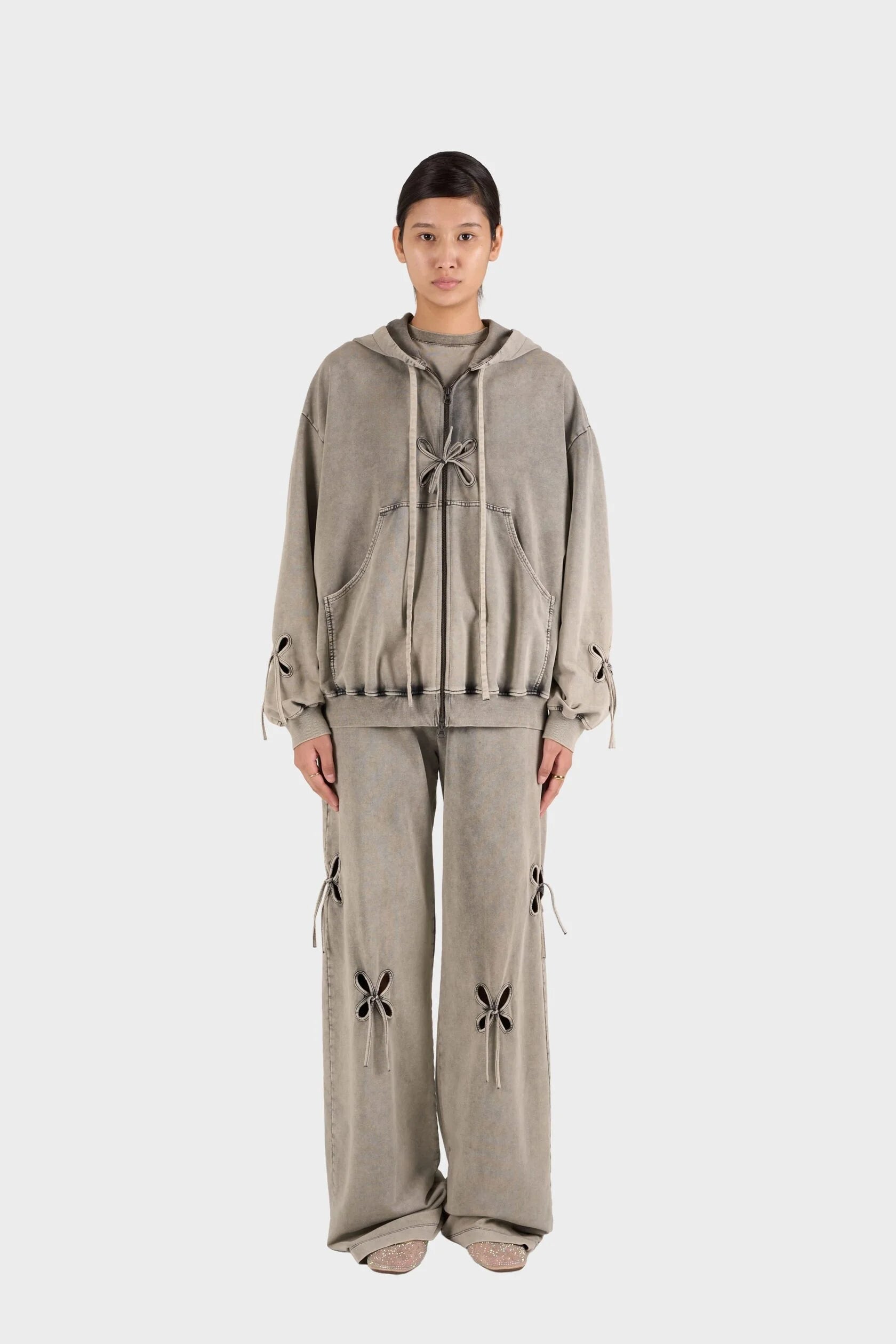 Ash Gray Petal Pants