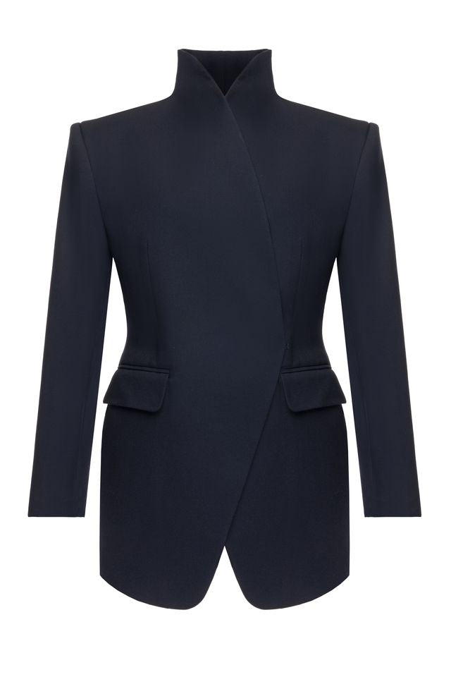 Blue wool jacket