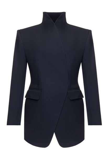 Blue wool jacket