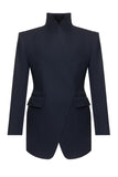 Blue wool jacket