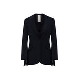 Black blazer with lace