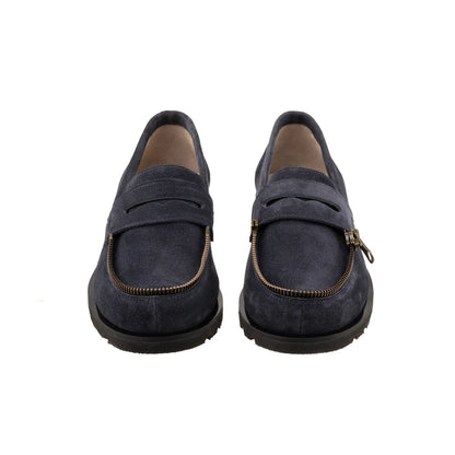 classic Blue mocassin