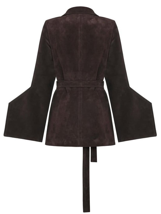 Belted Suede Jacket