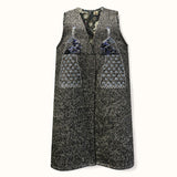 Wool Vest "PEACOCKS" With Embroidery