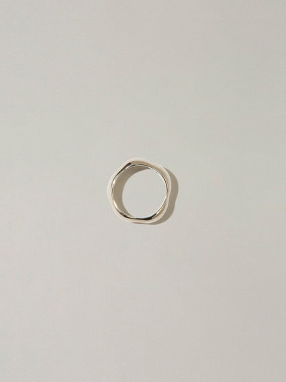 Silver irregular ring
